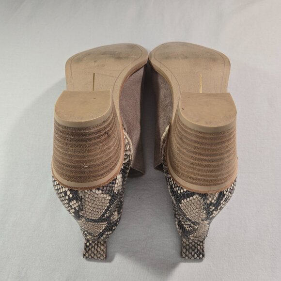 DOLCE VITA Sonni Boho Tan Suede/Snakeskin Ankle Booties Size 8.5 Exc. Condition! - Picture 11 of 16